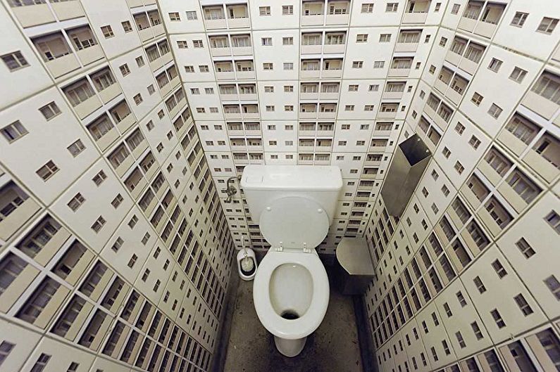 Toilet Wall Material - Ceramic Tile
