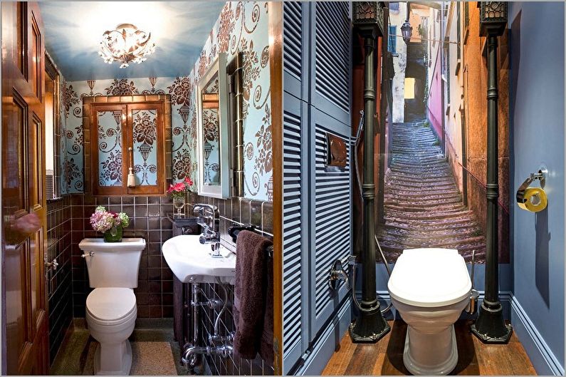 Material for wall decoration in the toilet - Wallpaper