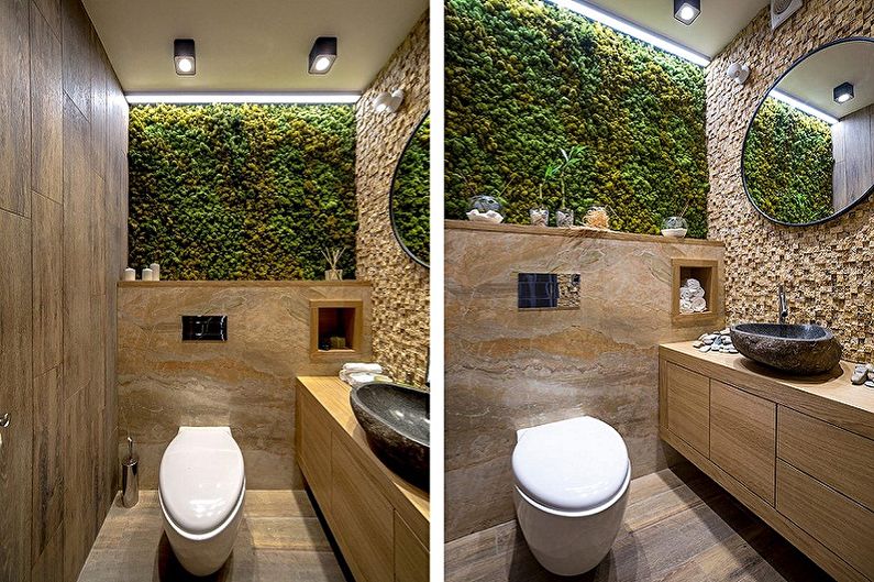 Toilet Wall Decoration - Toilet Interior Design