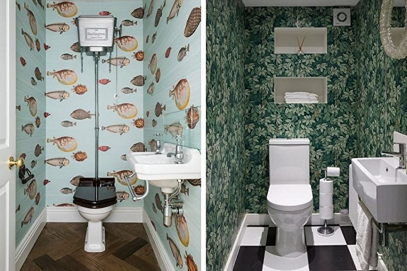 Interior design of the toilet in Khrushchev - photo