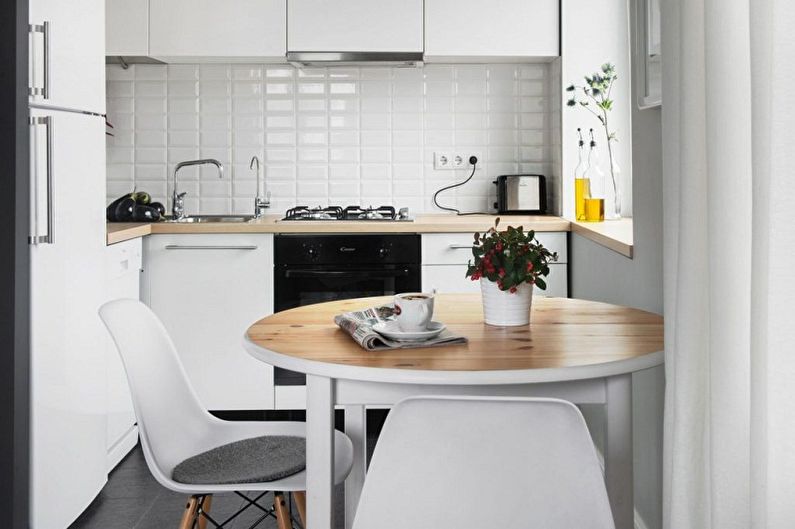 Kitchen design 3 by 3 meters - How to choose furniture