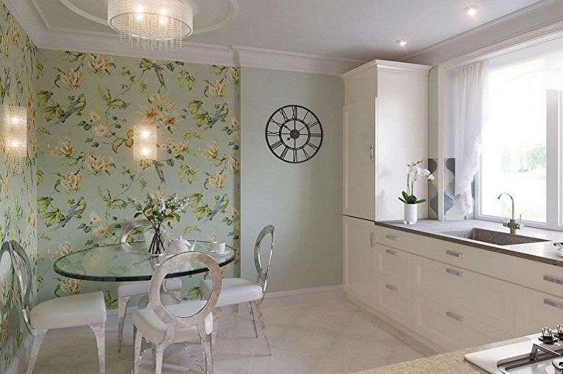 3 by 3 Meter Kitchen Design - Wall Decoration