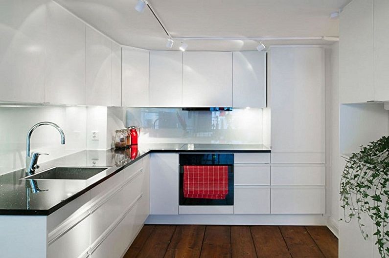 Kitchen 3 by 3 meters in the style of minimalism - Interior Design