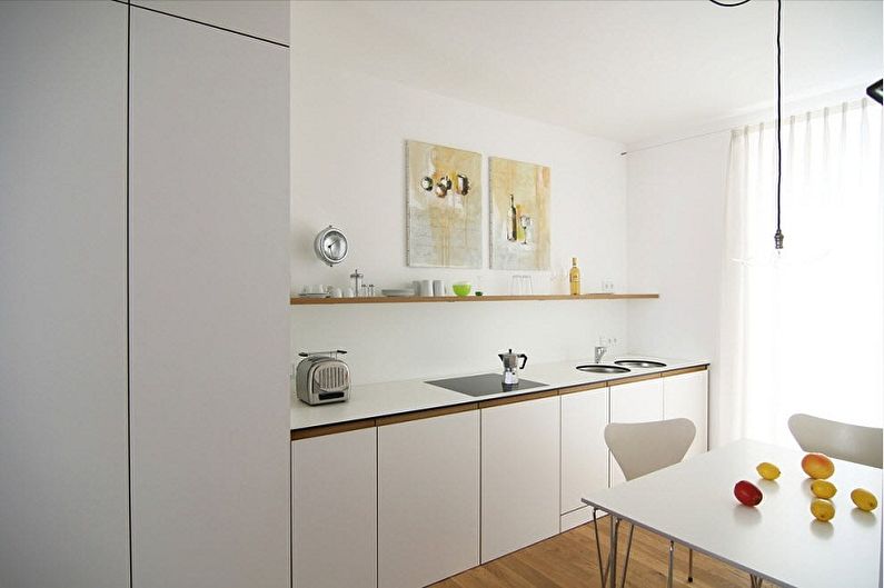 Kitchen 3 by 3 meters in the style of minimalism - Interior Design