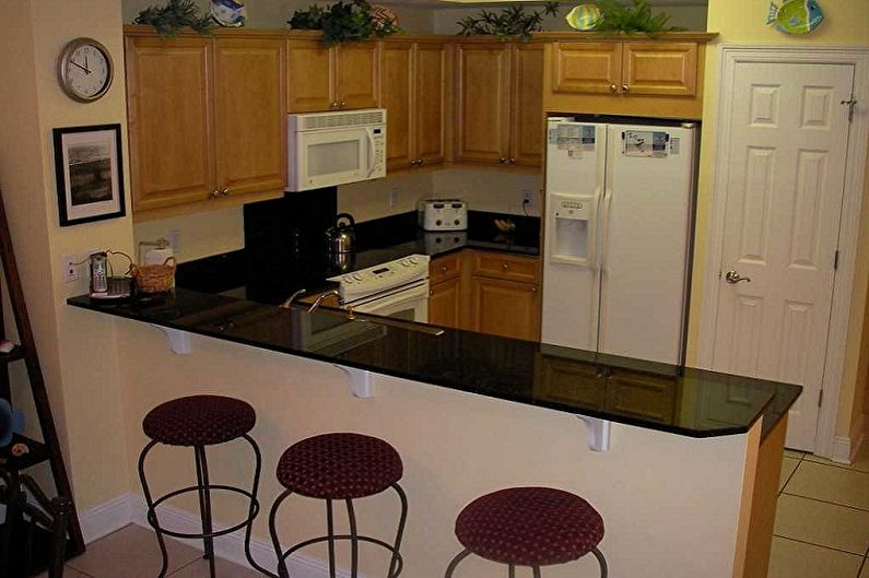Kitchen interior design 3 by 3 meters - photo