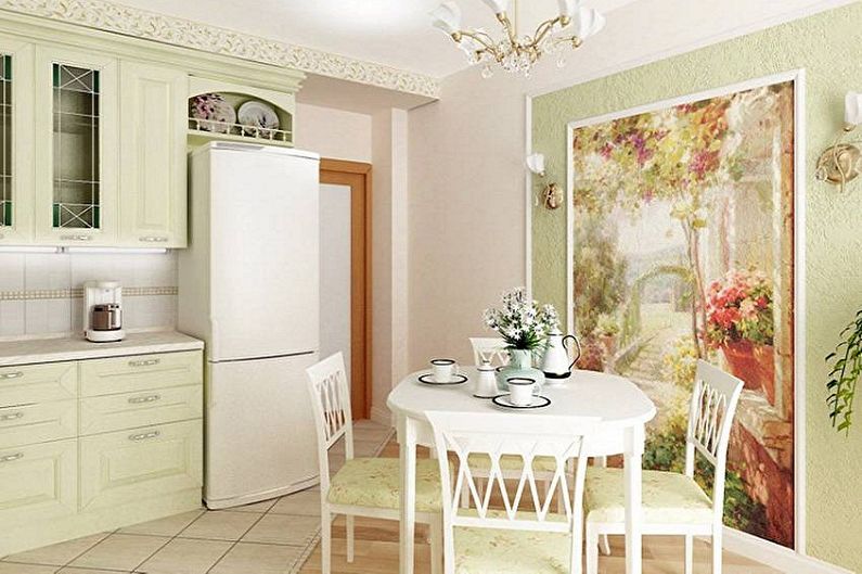 Kitchen interior design 3 by 3 meters - photo