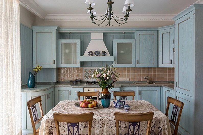 Kitchen interior design 3 by 3 meters - photo