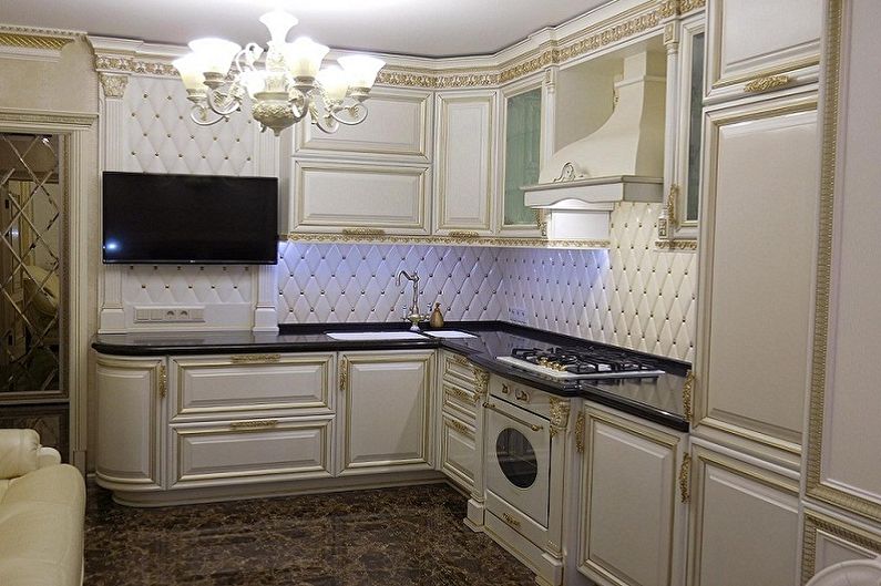 Kitchen interior design 3 by 3 meters - photo