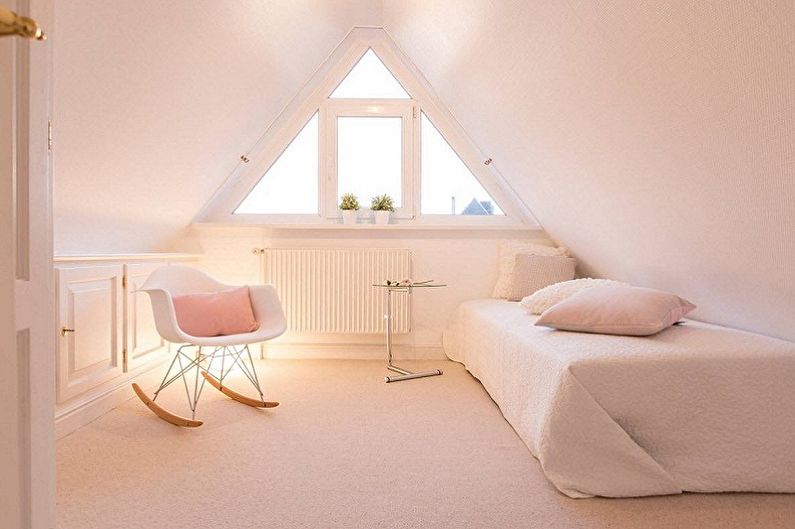 Attic Bedroom Design - Color Solutions
