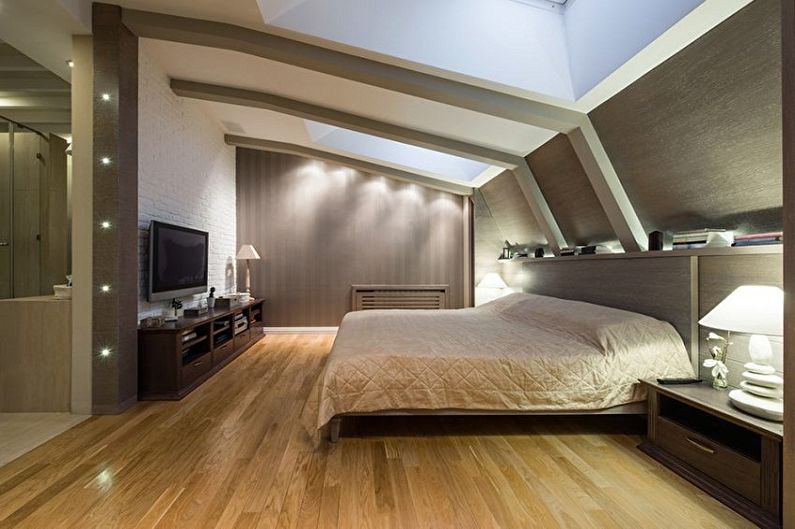 Attic Bedroom Design - Floor Finish