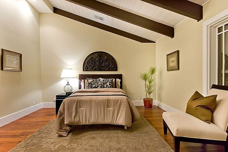 Attic Bedroom Design - Ceiling Finish