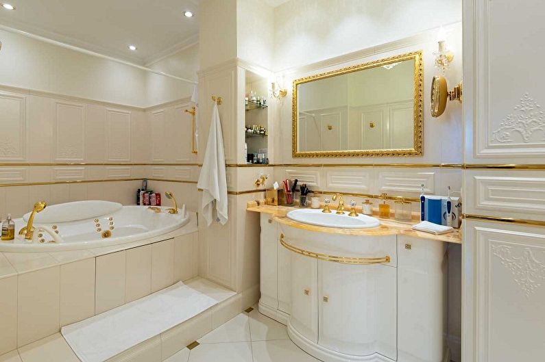 Bathroom 5 sq.m. in classical style - Interior Design