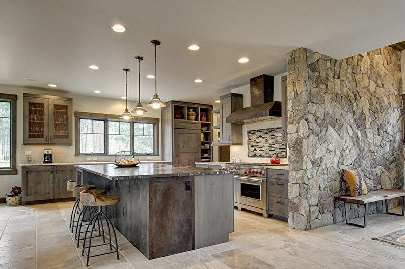 Decorative stone in the interior - Features