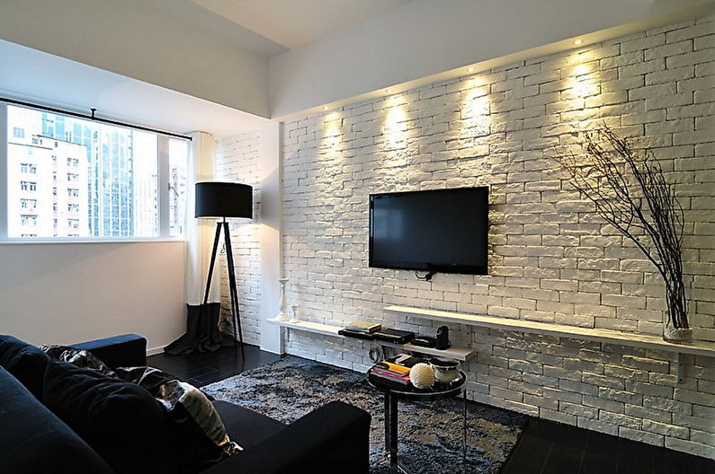 Decorative stone in the interior - Features