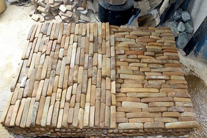 Types of decorative stone - Forms