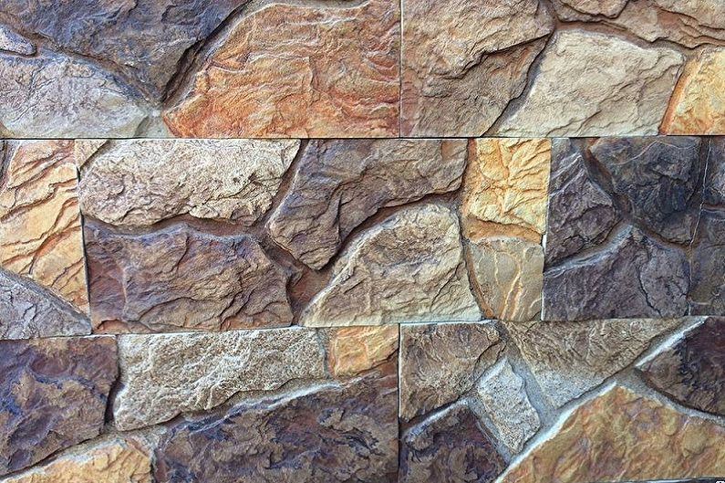 Types of decorative stone - Forms
