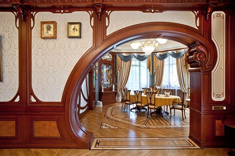 Drywall arches - photo and design ideas