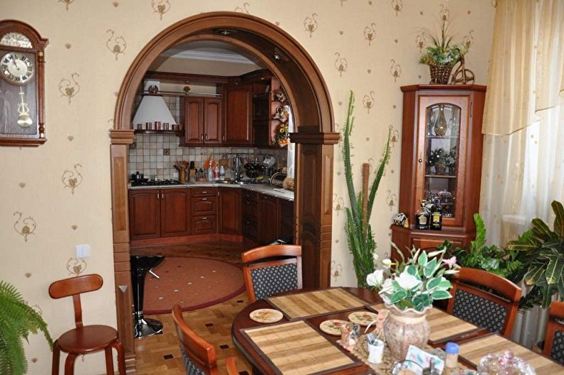 Drywall arches - photo and design ideas