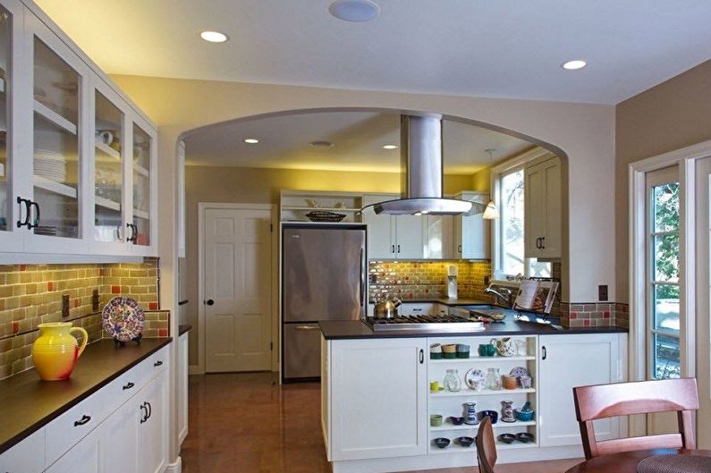 Drywall arches - photo and design ideas