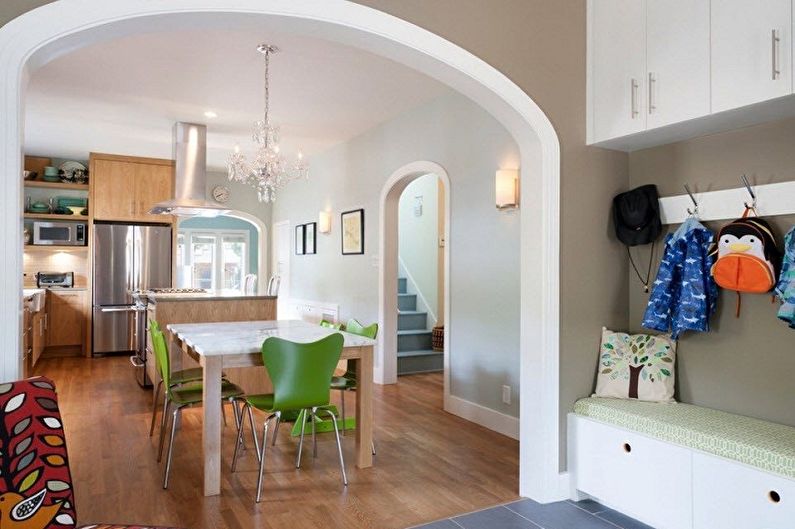 Drywall arches - photo and design ideas