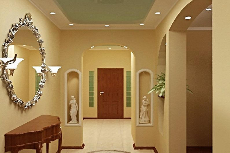 Drywall arches - photo and design ideas