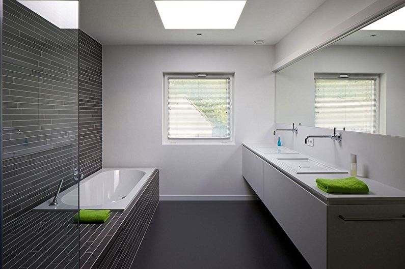 Bathroom 6 sq.m. in the style of minimalism - Interior Design