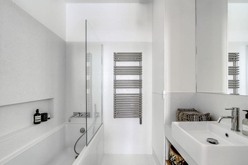 Interior design of a bathroom of 6 sq.m. - Photo