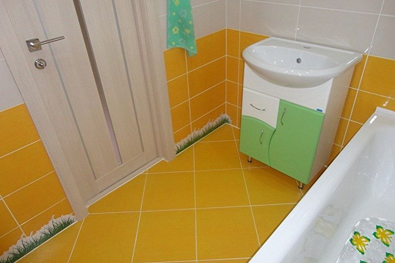 Small Bathroom Design - Floor Finish