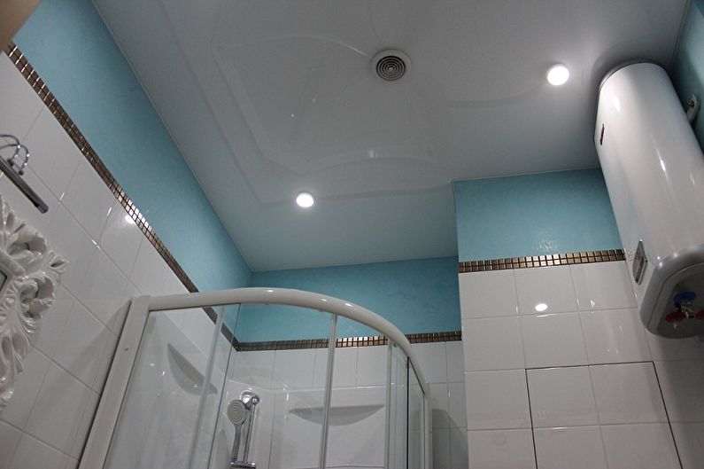Small Bathroom Design - Ceiling Finish