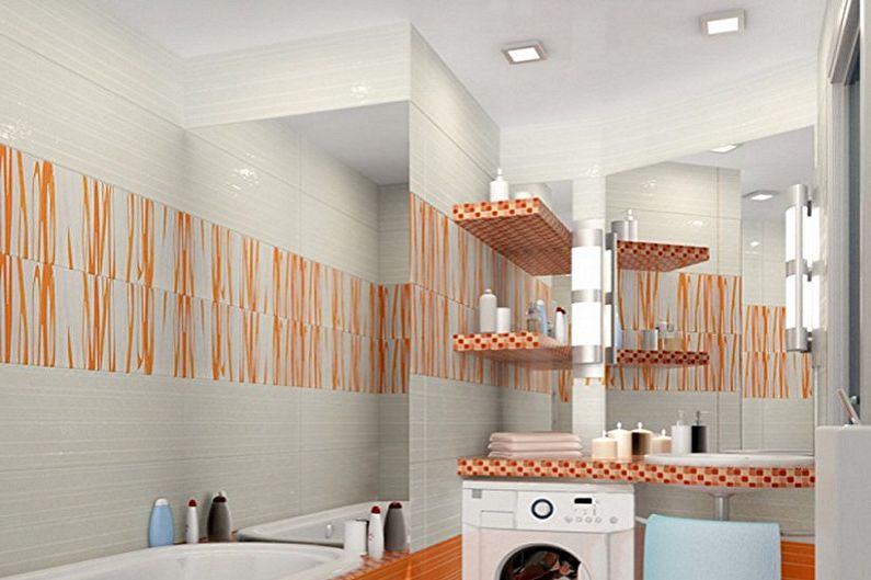 Small Bathroom Design - Lighting and Decor
