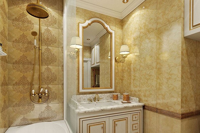 Small bathroom in a classic style - Interior Design