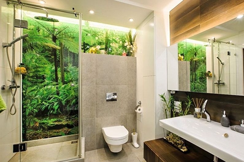 Small eco-friendly bathroom - Interior Design