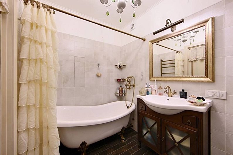 Small bathroom in retro style - Interior Design