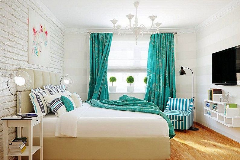 White wallpaper for the bedroom - Color of wallpaper for the bedroom