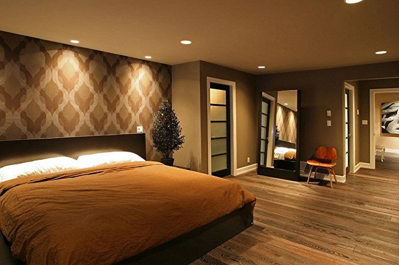 Brown wallpaper for the bedroom - Wallpaper color for the bedroom