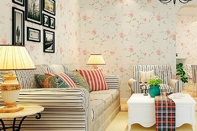 Wallpaper Color for Living Room - Types of Wallpaper