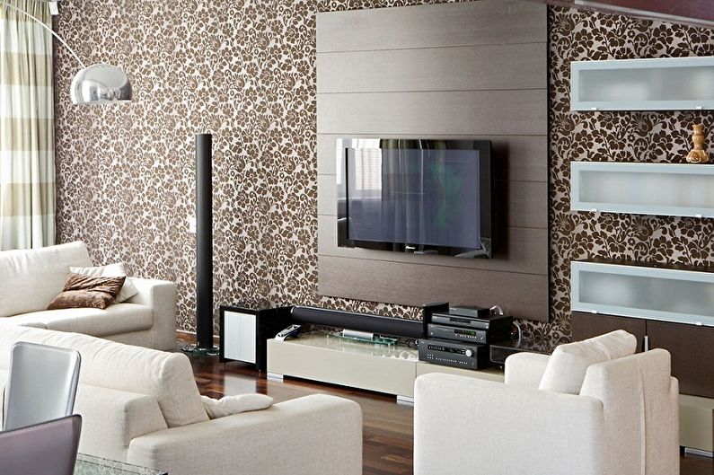 Wallpaper Color for Living Room - Types of Wallpaper
