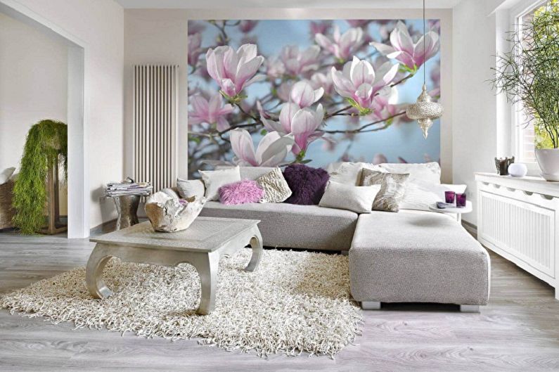 Wallpaper Color for Living Room - Types of Wallpaper