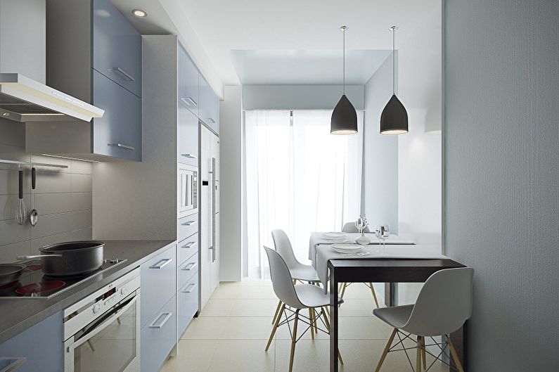 Minimalism kitchen wallpaper color