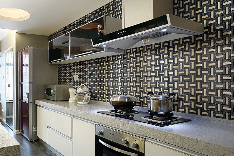 Mosaic Kitchen Apron Design - Types of Mosaic Matrices