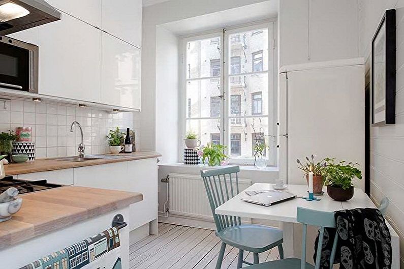 Kitchen 4 sq.m. in Scandinavian style - Interior Design