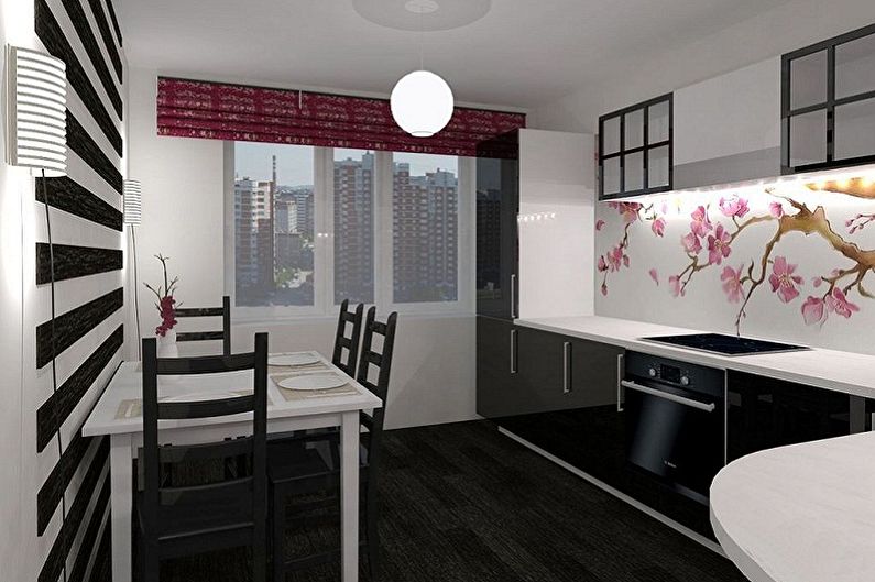 Japanese Style Kitchen Design - Wall Decoration