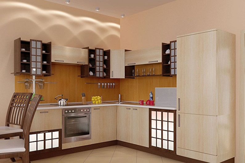 Japanese Style Kitchen Design - Furniture