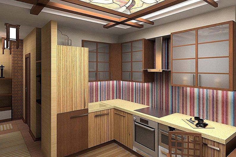 Japanese-style kitchen interior design - photo