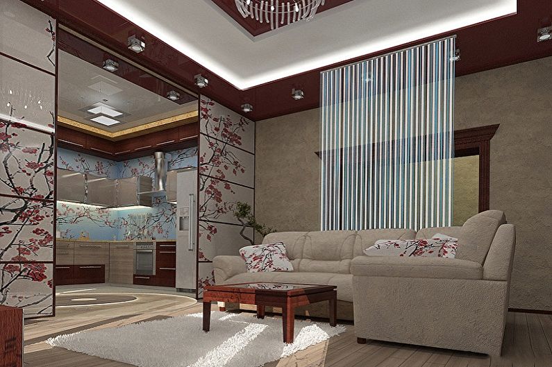 Japanese-style kitchen interior design - photo