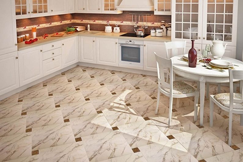 Small Kitchen Design - Floor Finish