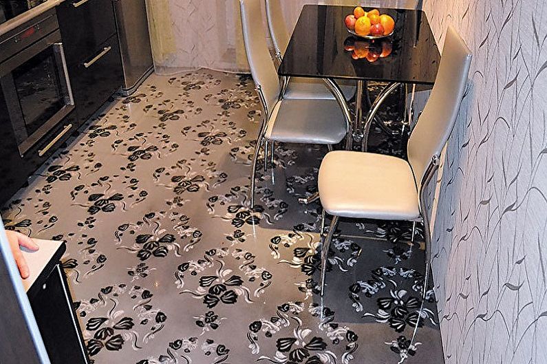 Small Kitchen Design - Floor Finish