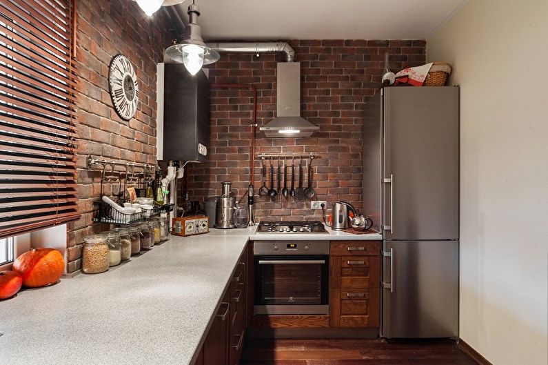 Small loft style kitchen - Interior Design