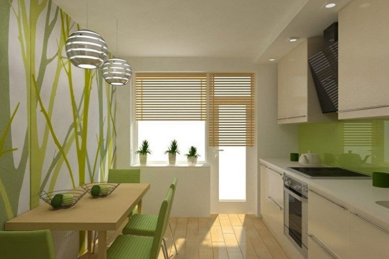 Small kitchen in eco-style - Interior Design