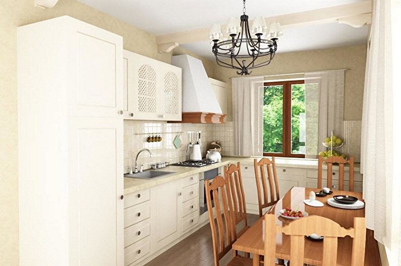 Interior design of a small kitchen - photo